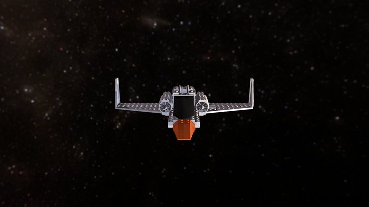 Lego Spaceship Prototype 3D Model