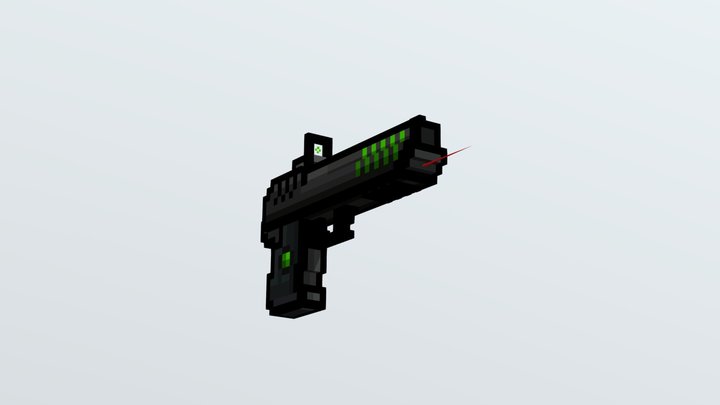 Desert Eagle (Pixel Gun 3D) – Modelo 3D gratuito STL