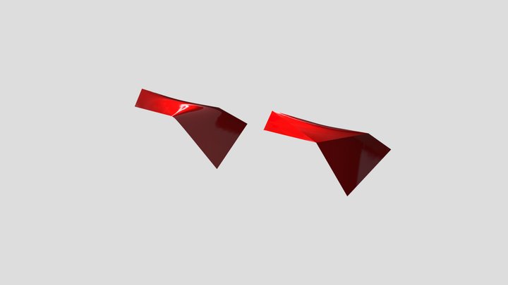 Aile Arriere 3D Model
