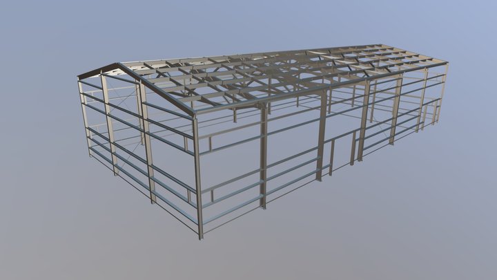 Складское здание 3D Model
