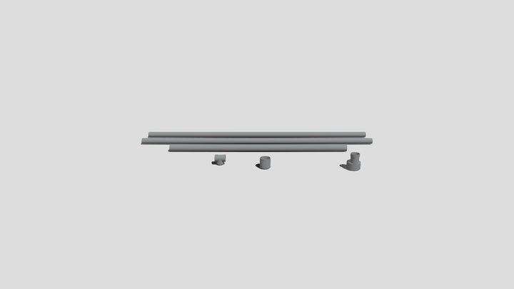 pvc pipes 3D Model