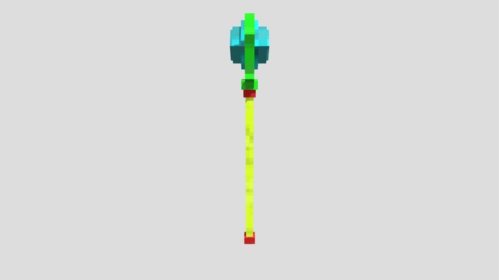 Wizzard staff 3D Model