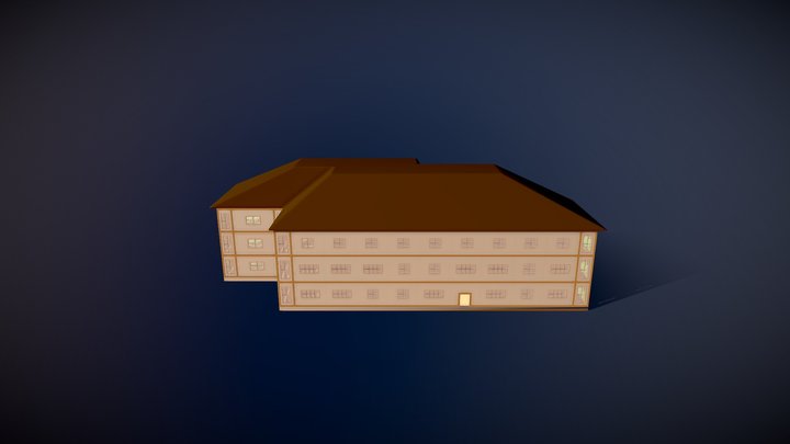 Procedurally Generated Building 3D Model