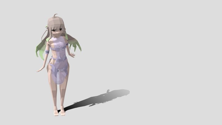 Sarasa Phantom Animated (Demons Roots) 3D Model