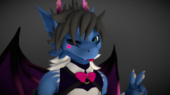 Kureshu Nardoragon Incubus Outfit 3D Model