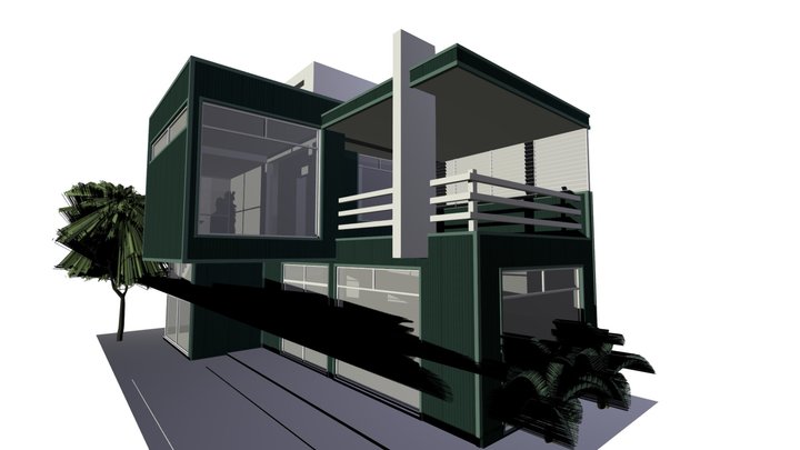 Container House 3D Model