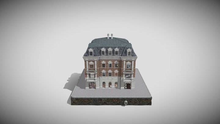 City Street House (bilding) 3D Model