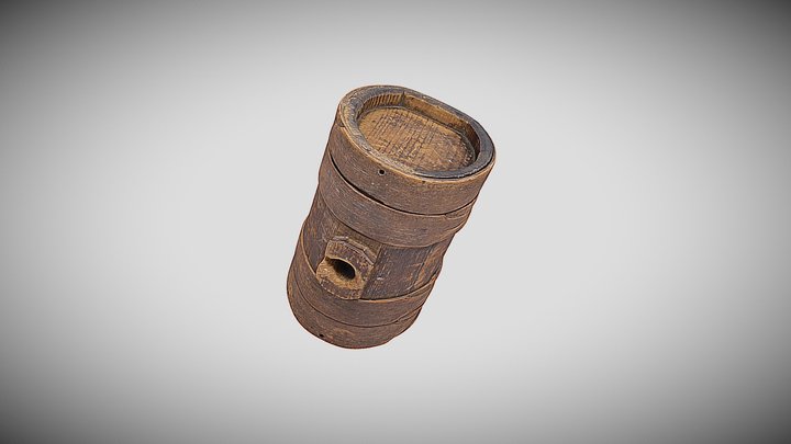 Rum Keg ca. 1776 3D Model
