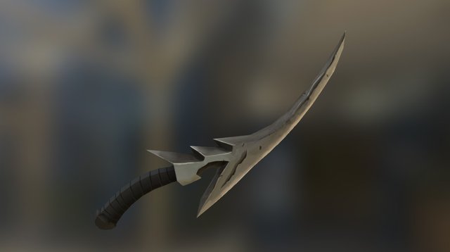 Low Poly Sword 1 3D Model