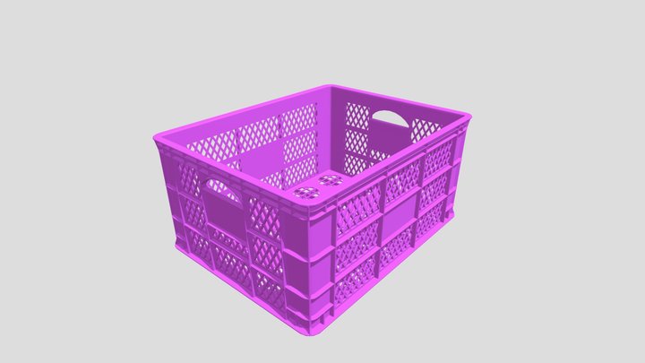 JOIN PLASTIC Mesh Crate For Steamed Buns 3D Model