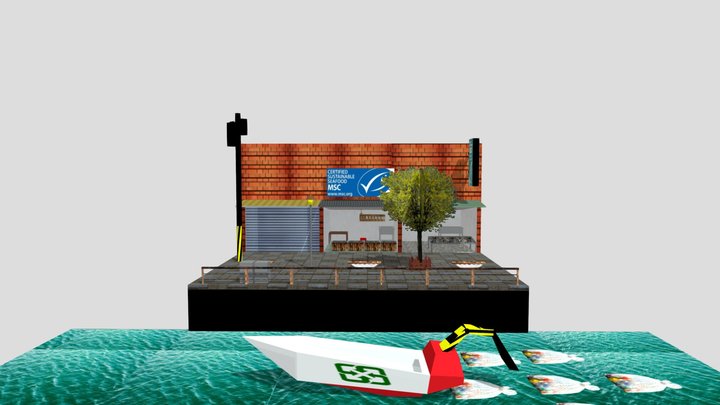 113-1 3D物件建模技術，四子三甲、鄭皓文、27 3D Model