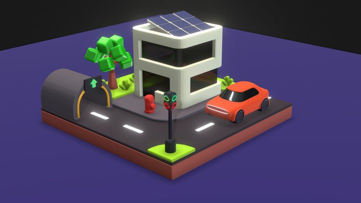 Smartcity 3D models - Sketchfab