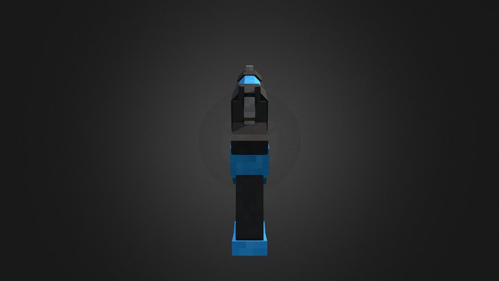 Pistol - Minecraft 3D Model