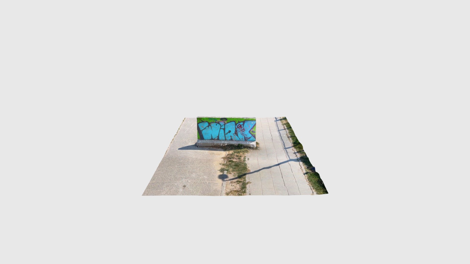 Concrete barrier @ Vama Veche