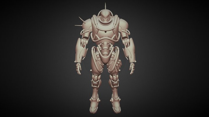 Battle Mech 3D Model