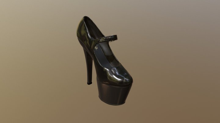 PB169 Shoe Hi 3D Model