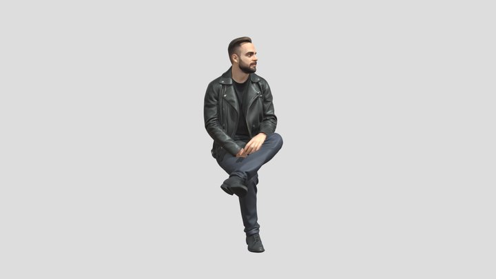 Leather Jacket Portrait – Modelo 3D gratuito STL