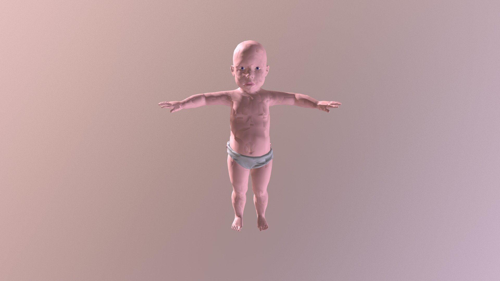 Little baby shower 3d model