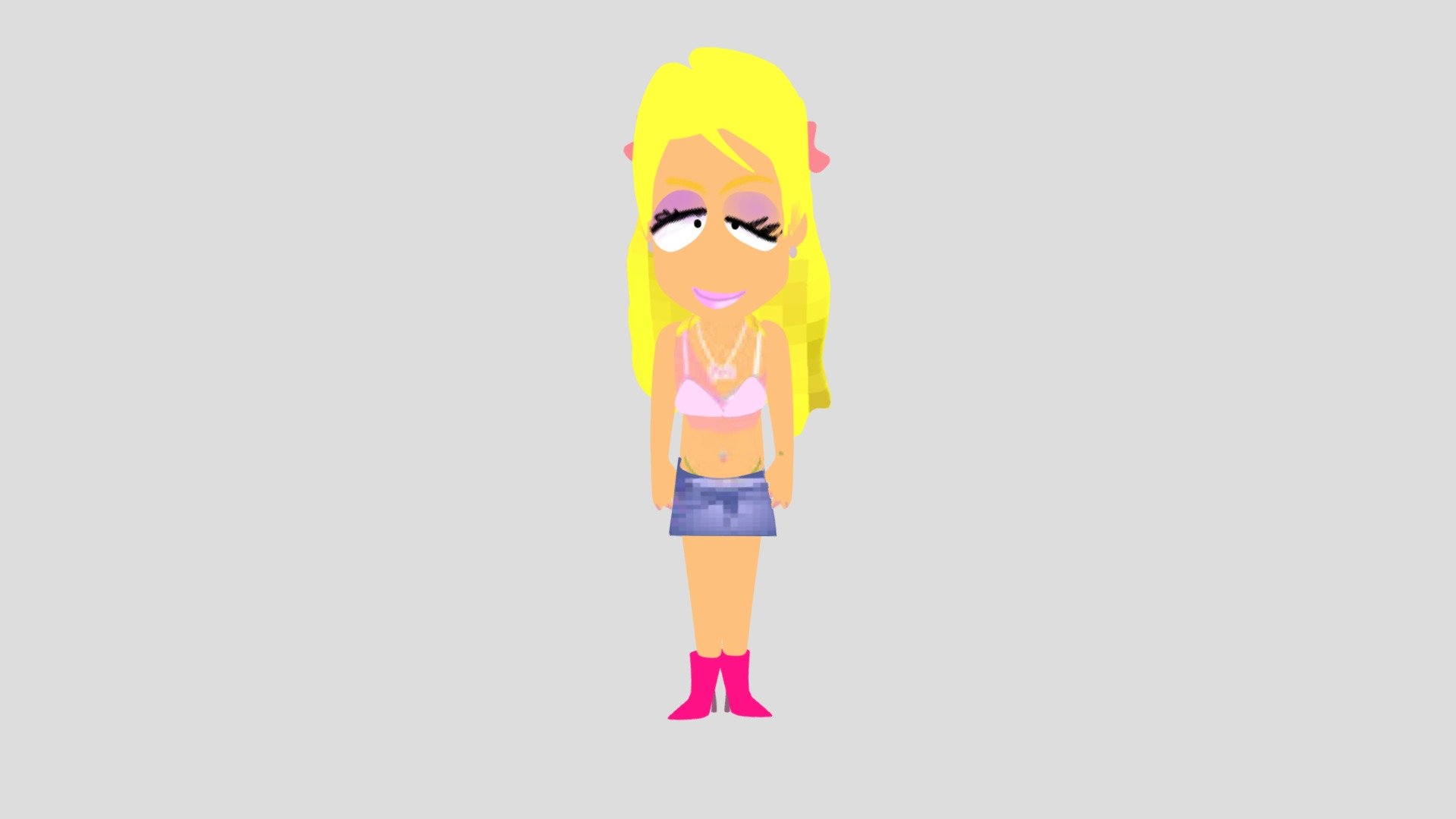 Paris Hilton - 3D model by Butters (@buttersscotchpuddin) [72a84c9]