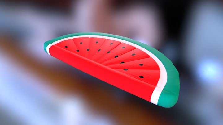 Inflatable Watermelon 3D Model