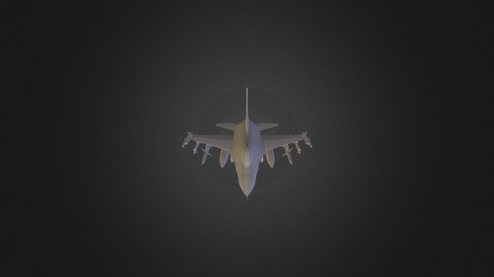 F16 Fighting Falcon 3D Model