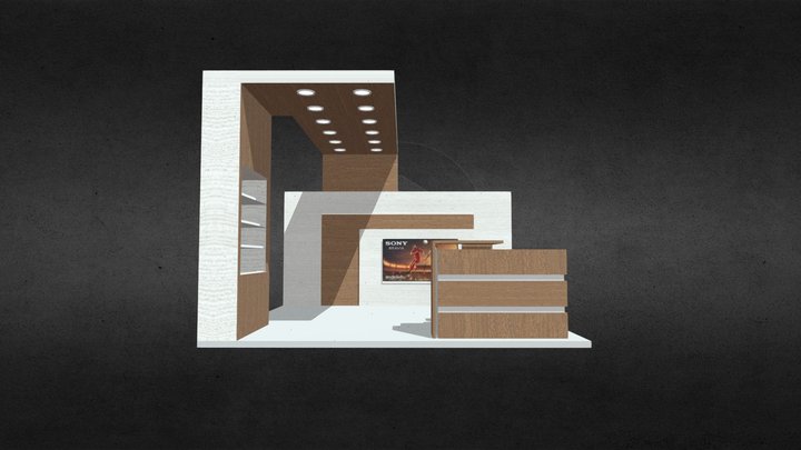Exhibition Stand 3d Model