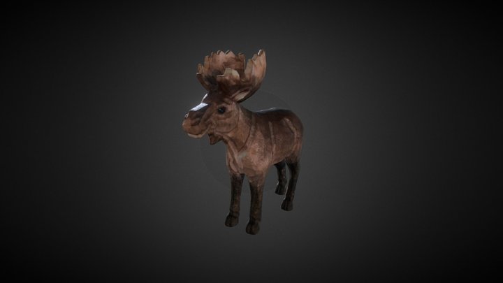 3D scan Sample - Moose 3D Model