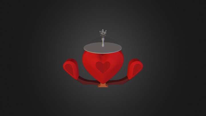 Heart Table 3D Model