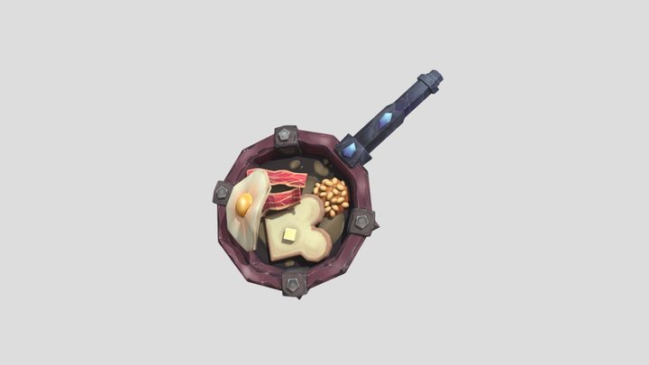 Full English Shield 3D Model