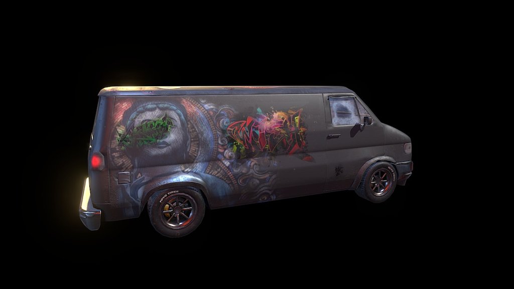 Underground Dodge Van