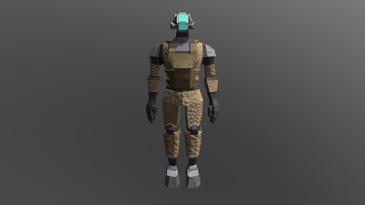 MilitaryDragon 3D Model