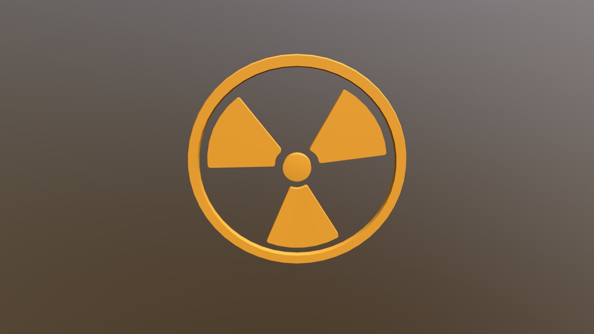 Radiation Icon - Download Free 3D model by Andrey Mikheev (@id17317 ...