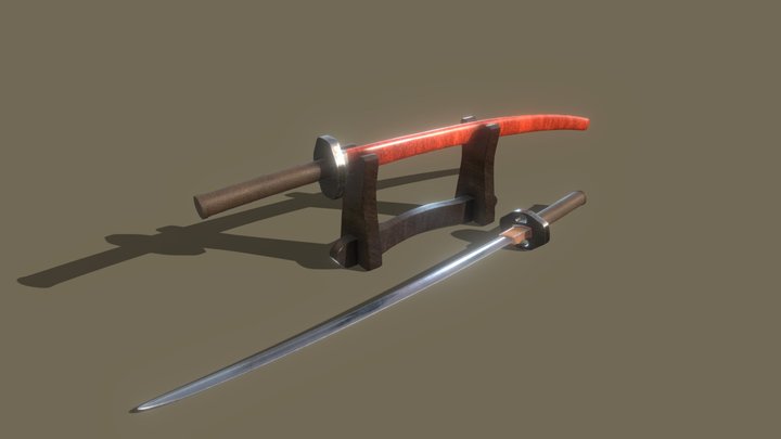 Katana Display 3D Model