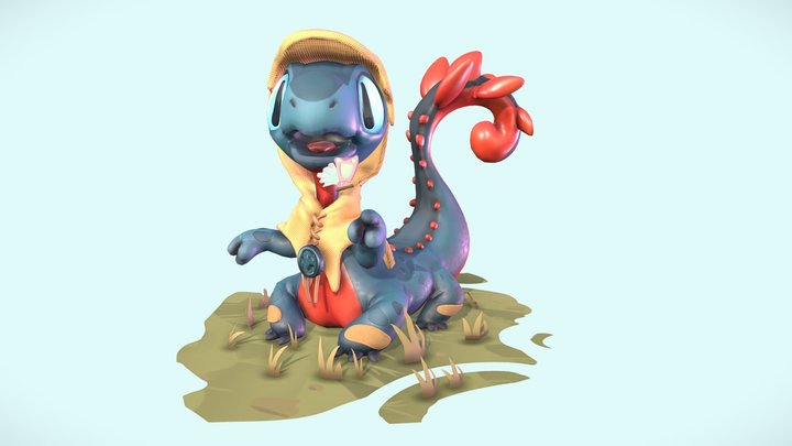 Shymander 3D Model