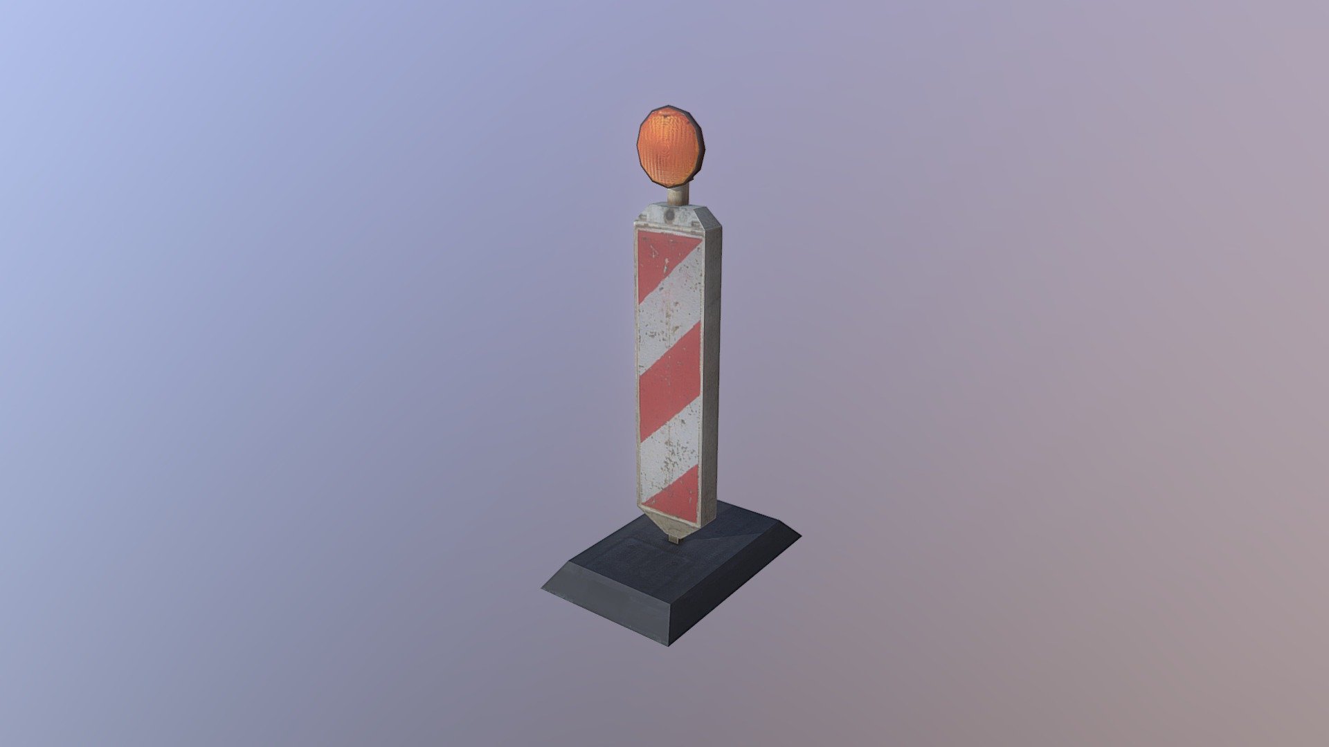Traffic Barrier Light - 3D model by llama (@application) [72b0315 ...