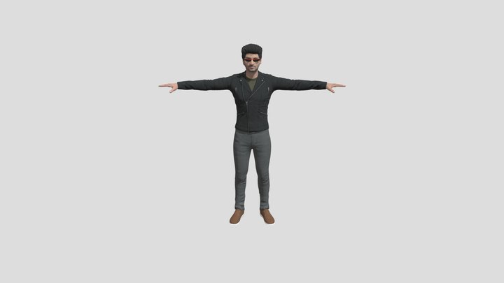 vishal real charector || man 3d modle . 3D Model