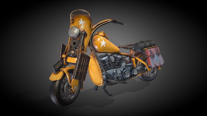 MOTO DE SALÓN 3D Model