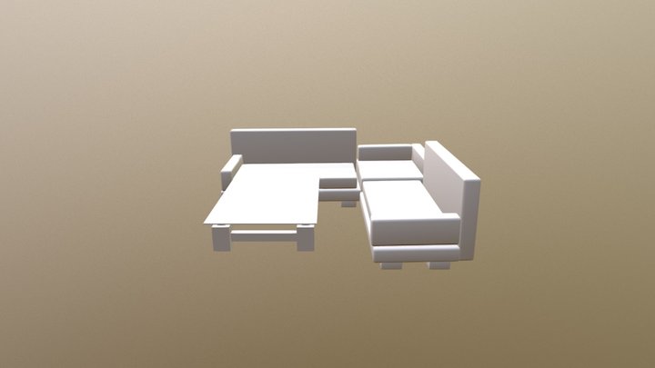 Sofa Sets 3D Model