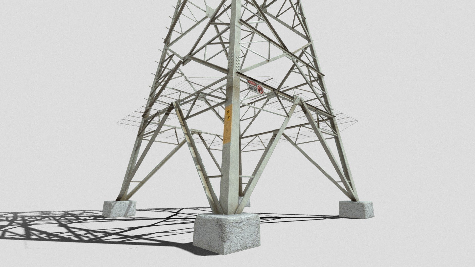 Transmission Tower 3D model by rileylane [72b2db5] Sketchfab