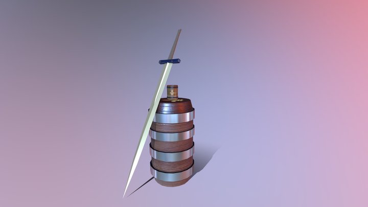 3PropsScene-SRay 3D Model