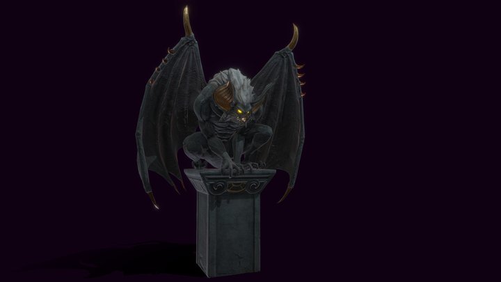Gurgoyle 3D Model