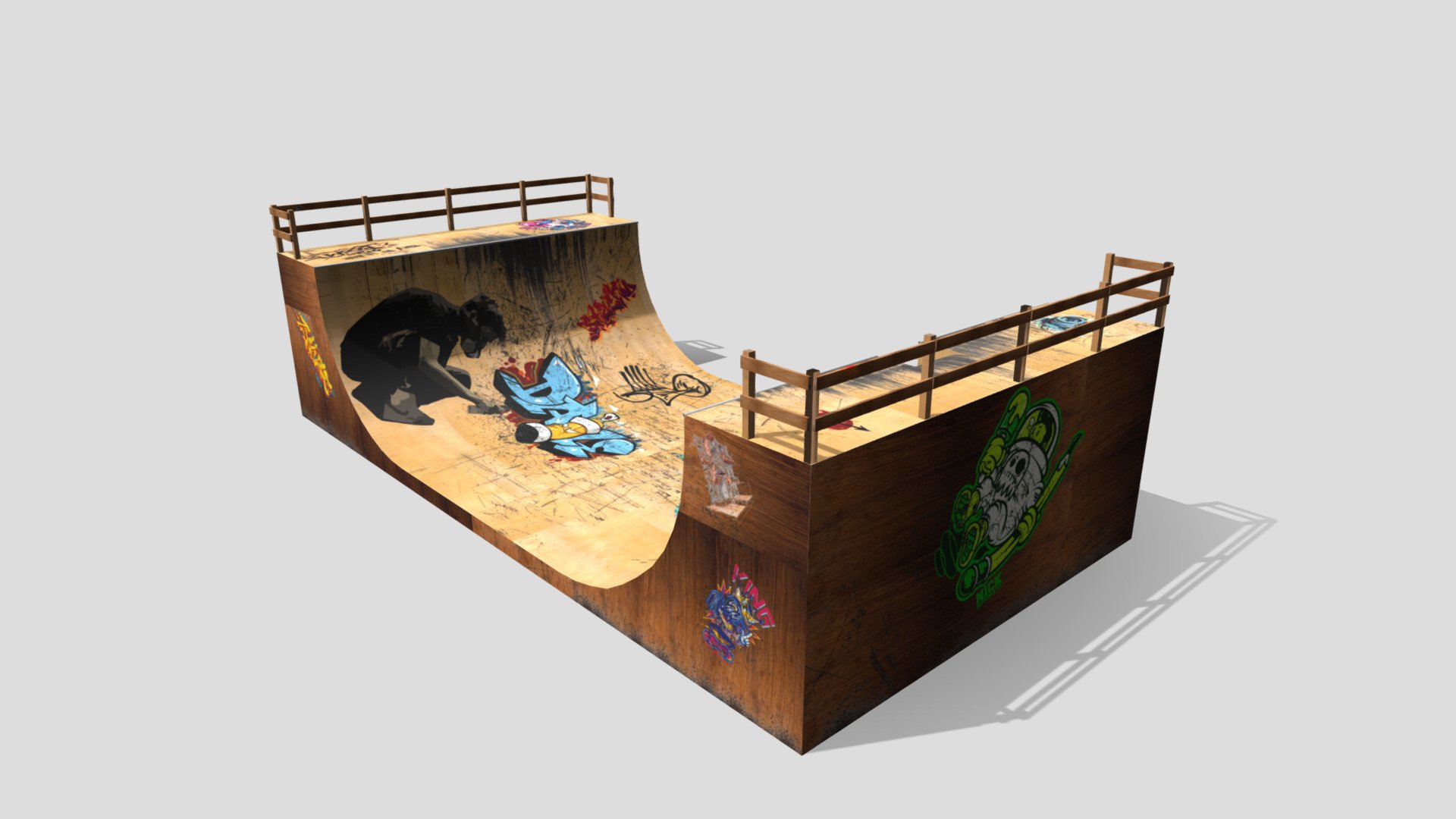 Half Pipe Textured Christian Orellana