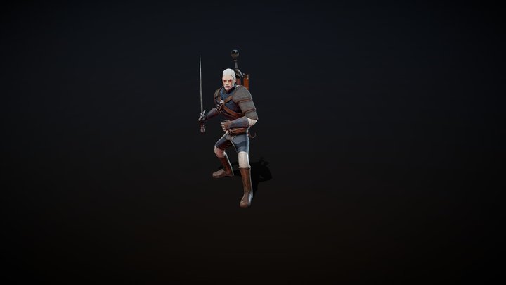 Geralt 3D Model