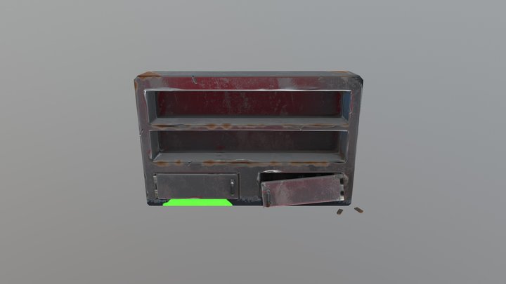 Storage Shelf 3D Model
