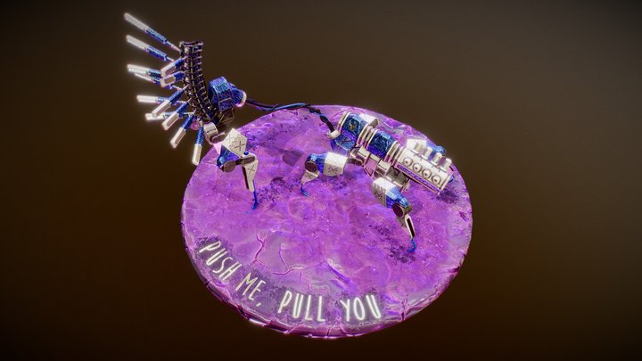 Push me, Pull you! 3D Model