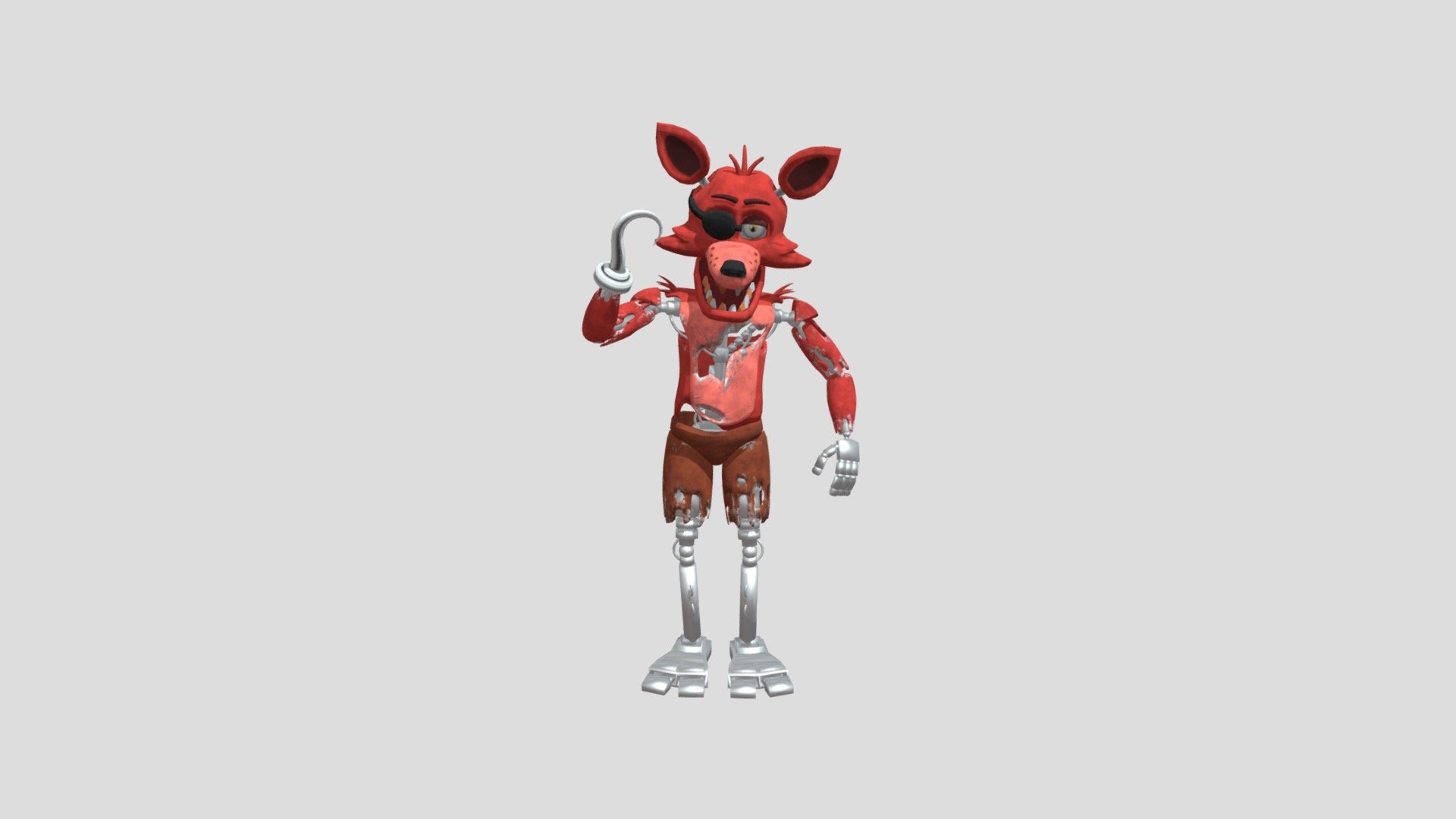 foxy-fnaf-ar 2 - 3D model by Foxyisdbest [72b5094] - Sketchfab