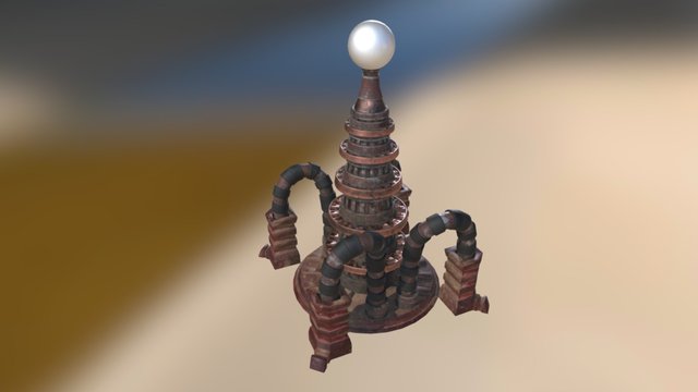 C&C Inspired Tesla Tower 3D Model