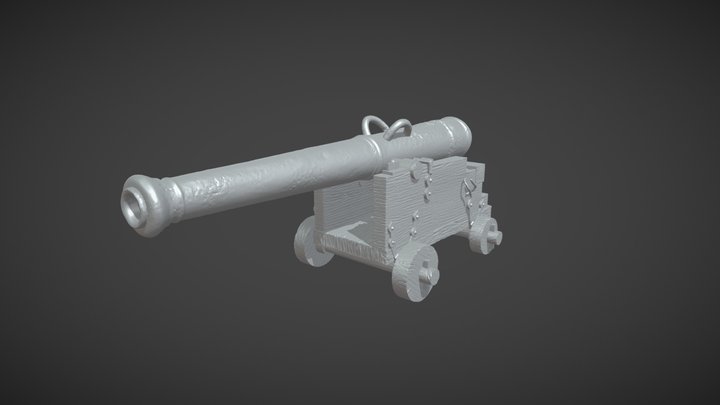 Cannon Sculpt 3D Model