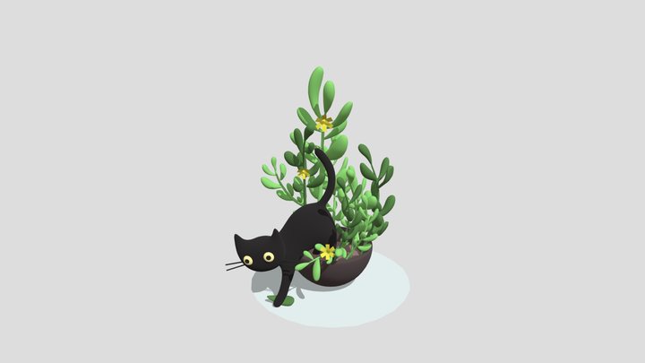 Cat 3D Model