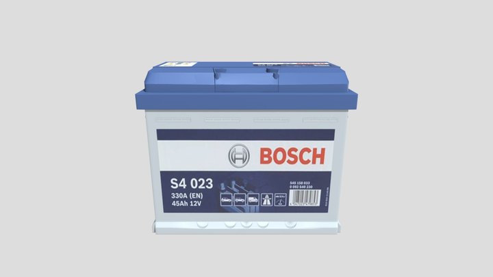 Battery bosch s4 3D Model